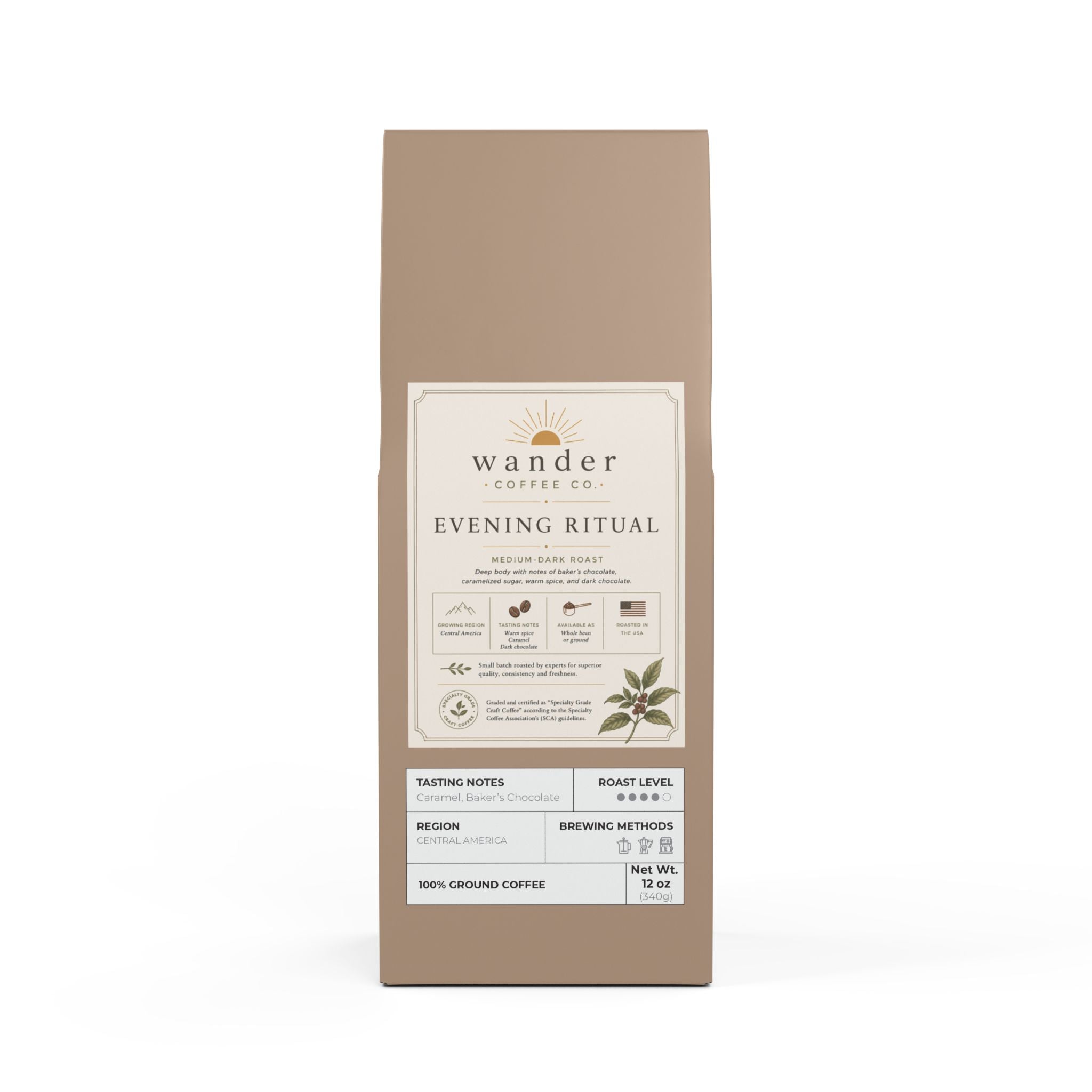 Wander Coffee Co. Coffee Blend (Medium-Dark Roast)