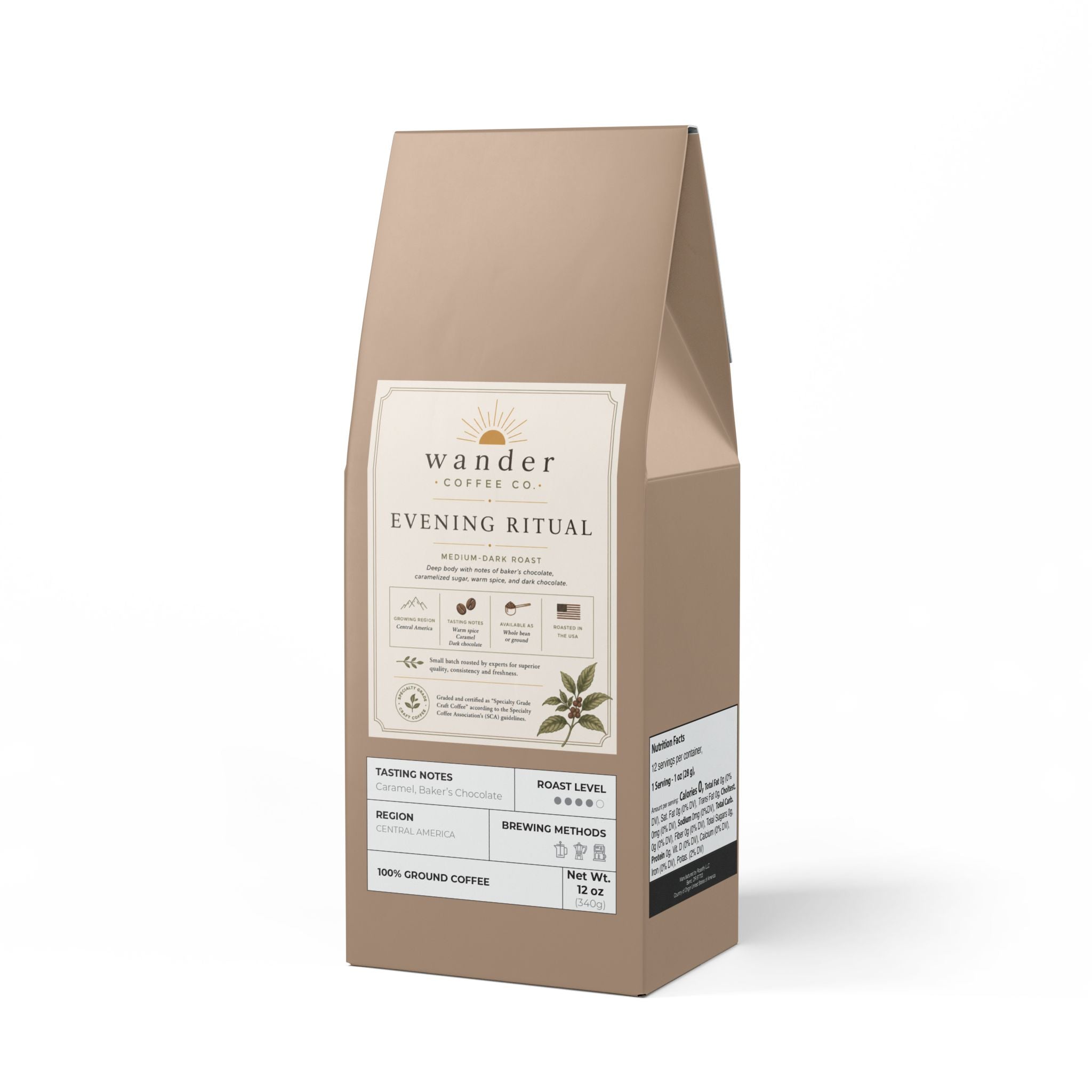 Wander Coffee Co. Coffee Blend (Medium-Dark Roast)